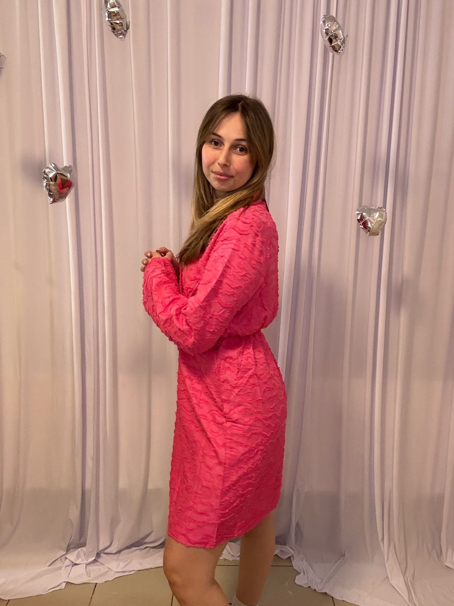 Juliette's pink dress