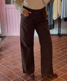 b.young - Dark Brown wide Leg Jeans