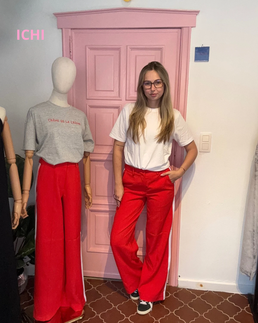 ICHI - streep broek