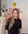 B.young – Zwarte top met aansluitende taille