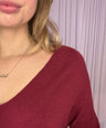 Juliette's trui bordeaux