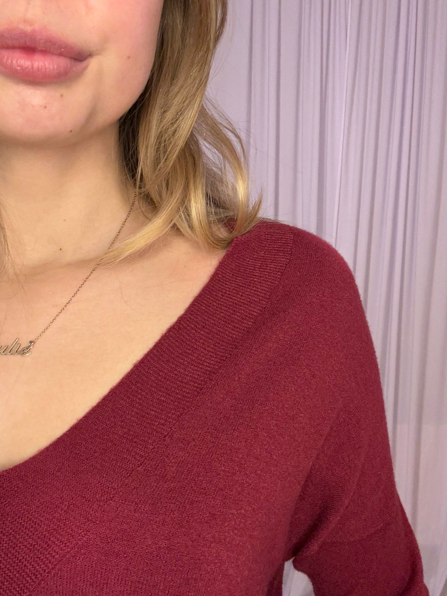 Juliette's trui bordeaux