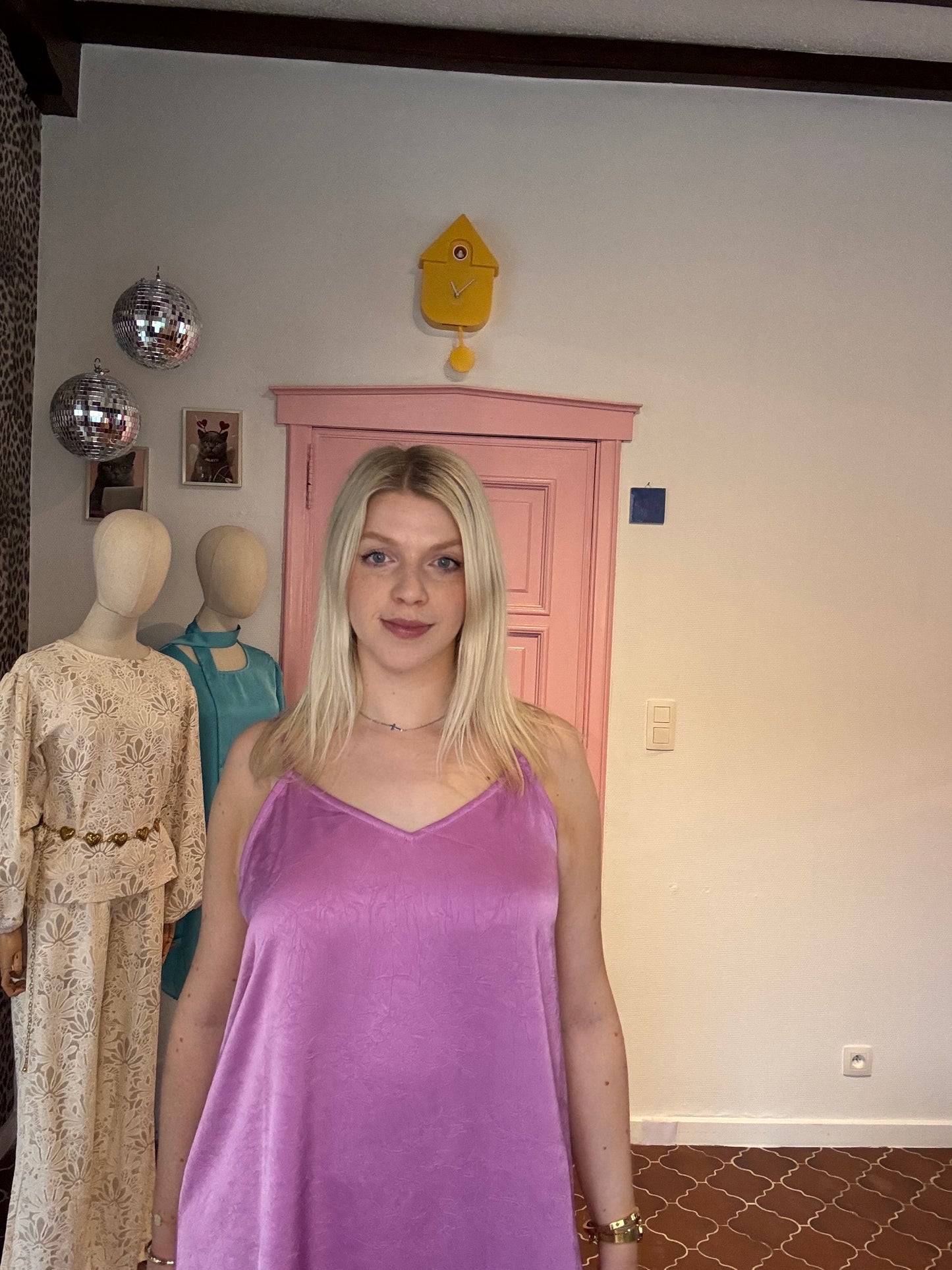 Ydence - Satijnen Maxi Jurk