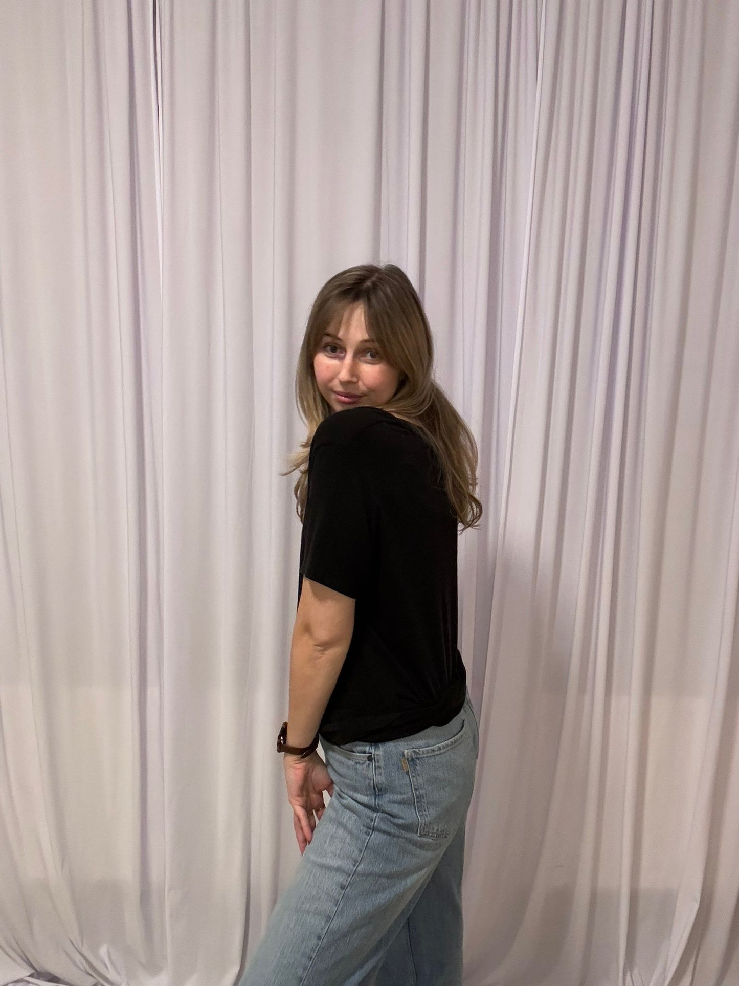 Juliette's basic v-hals t-shirt