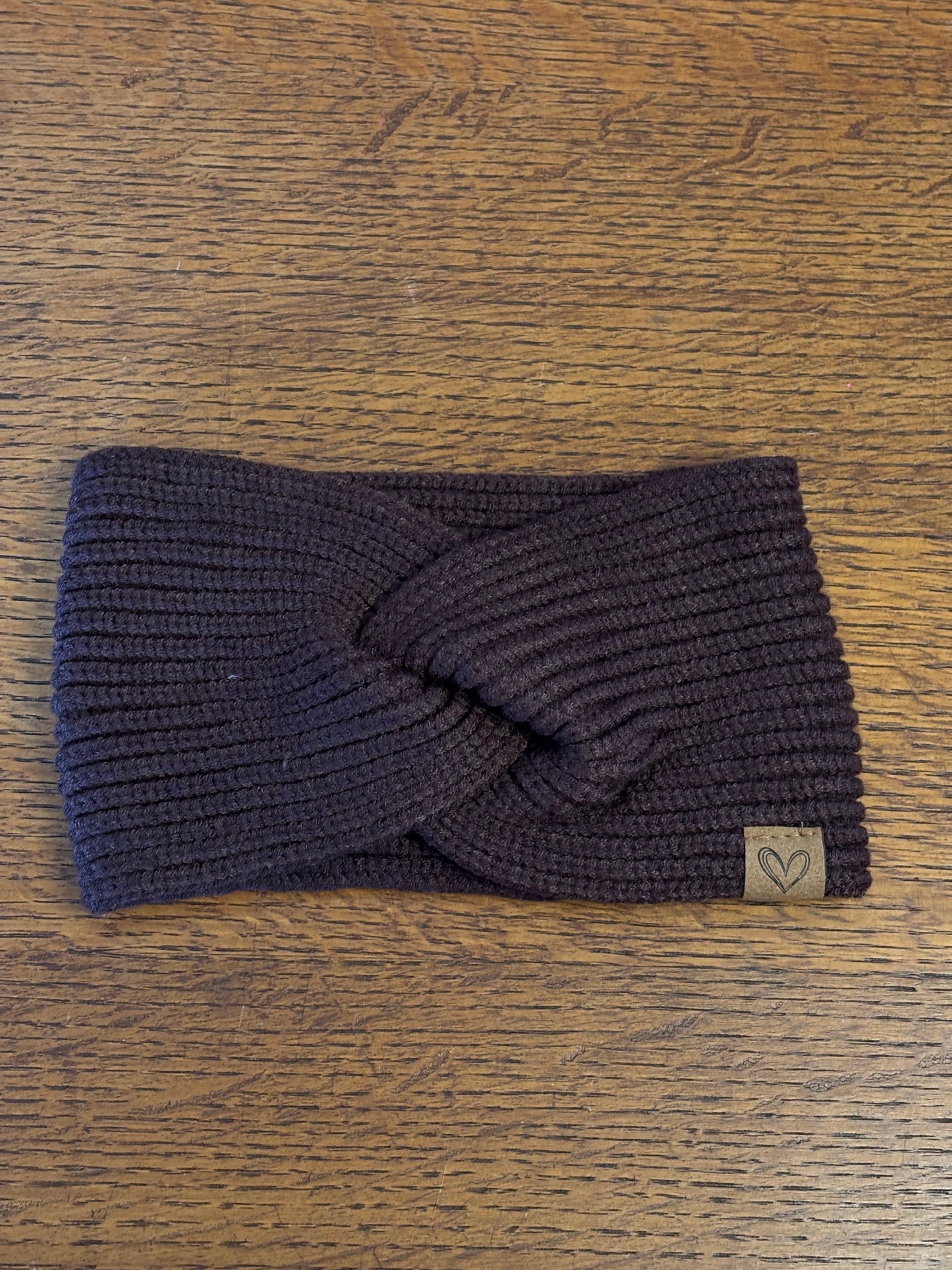 Winterhaarband bruin