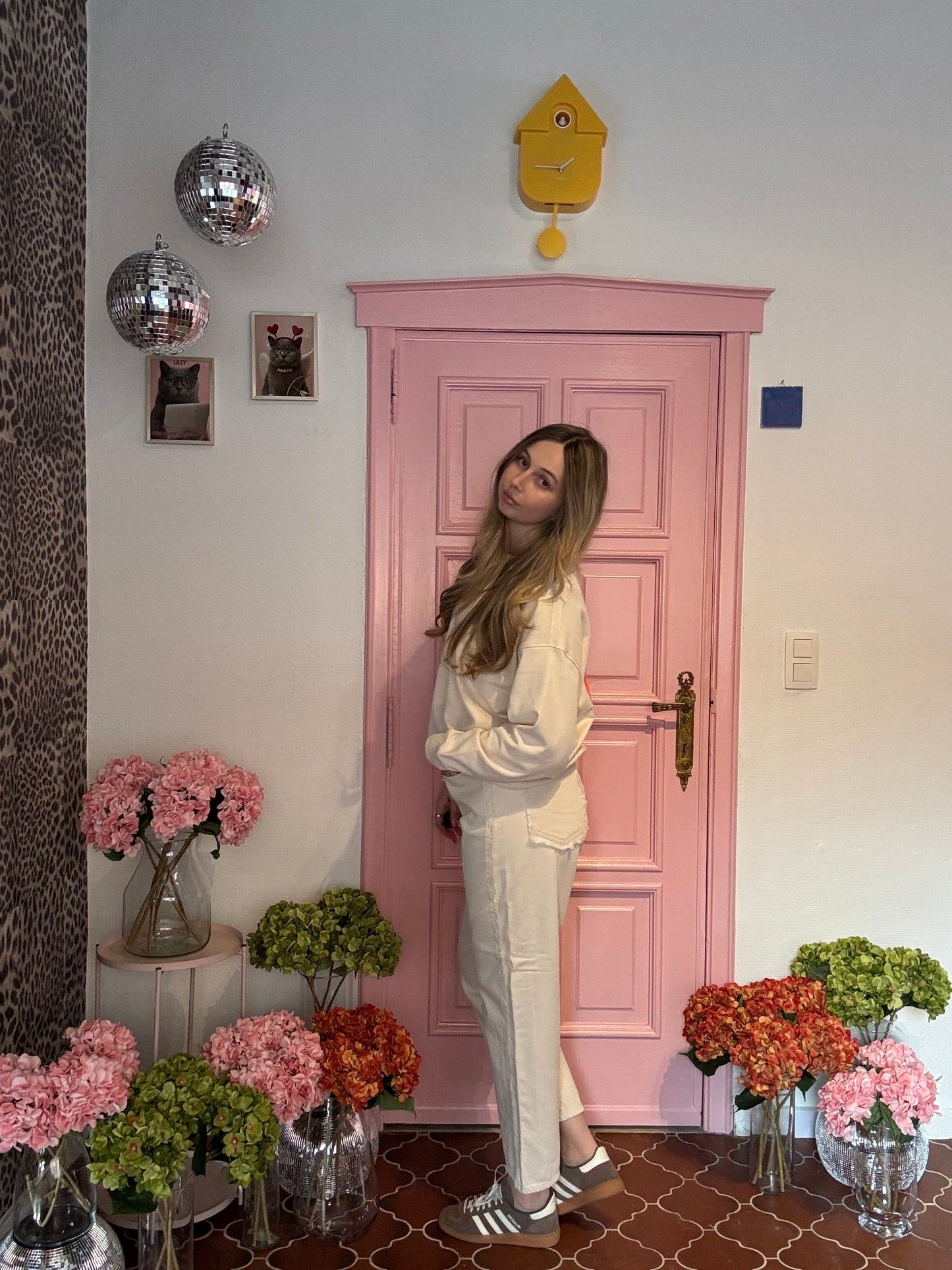 ICHI - witte jeansbroek