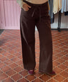 b.young - Dark Brown wide Leg Jeans
