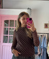 Ydence - polka dots top