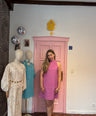 Ydence - Fuchsia Halter Jurk