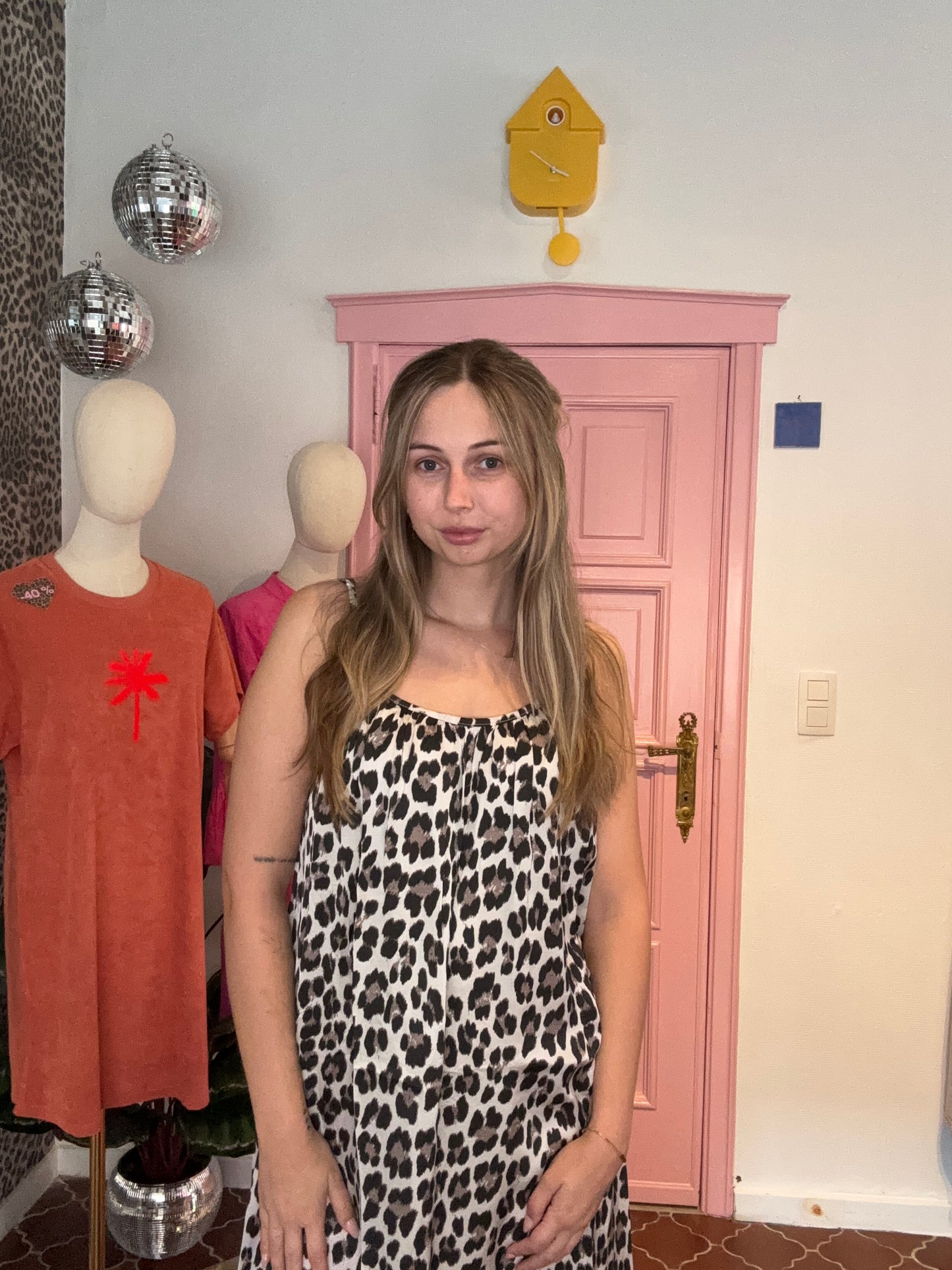 Julia’s leopard summer dress