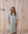 Julia's maxi dress licht blauw