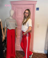 ICHI - streep broek