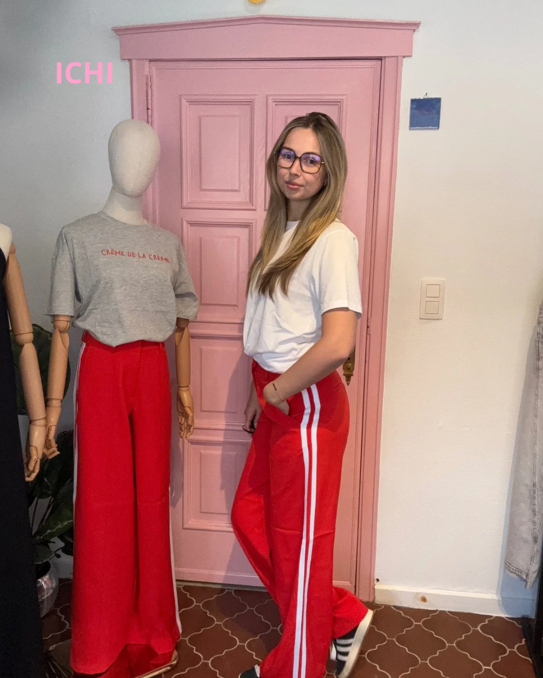 ICHI - streep broek