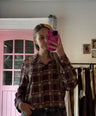 Fluresk - geruite blouse