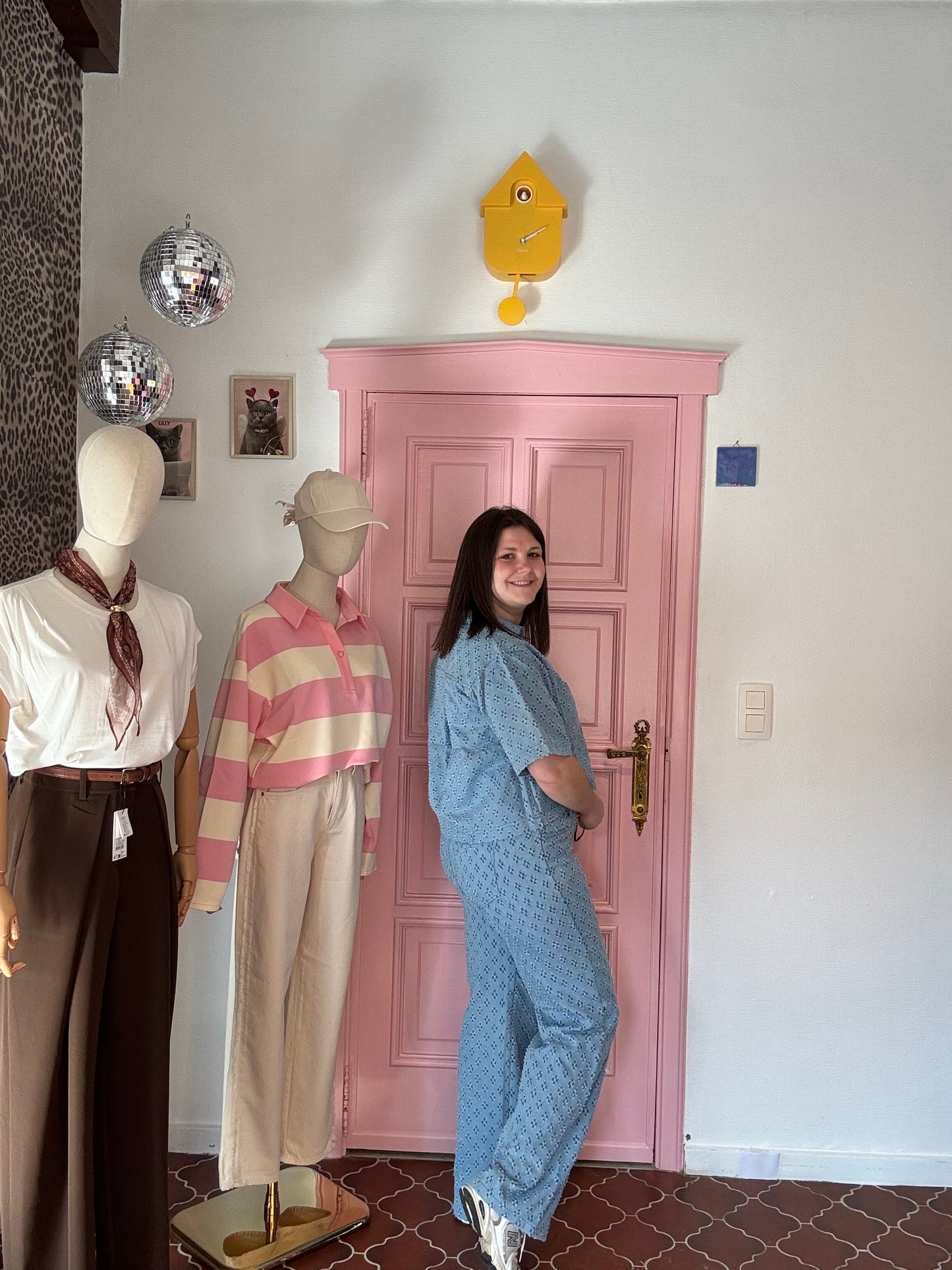 Fluresk -Blauwe Broek