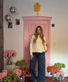 B.young - wide jeans met bloemen
