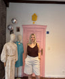 Ydence - Bruine Glitter Top