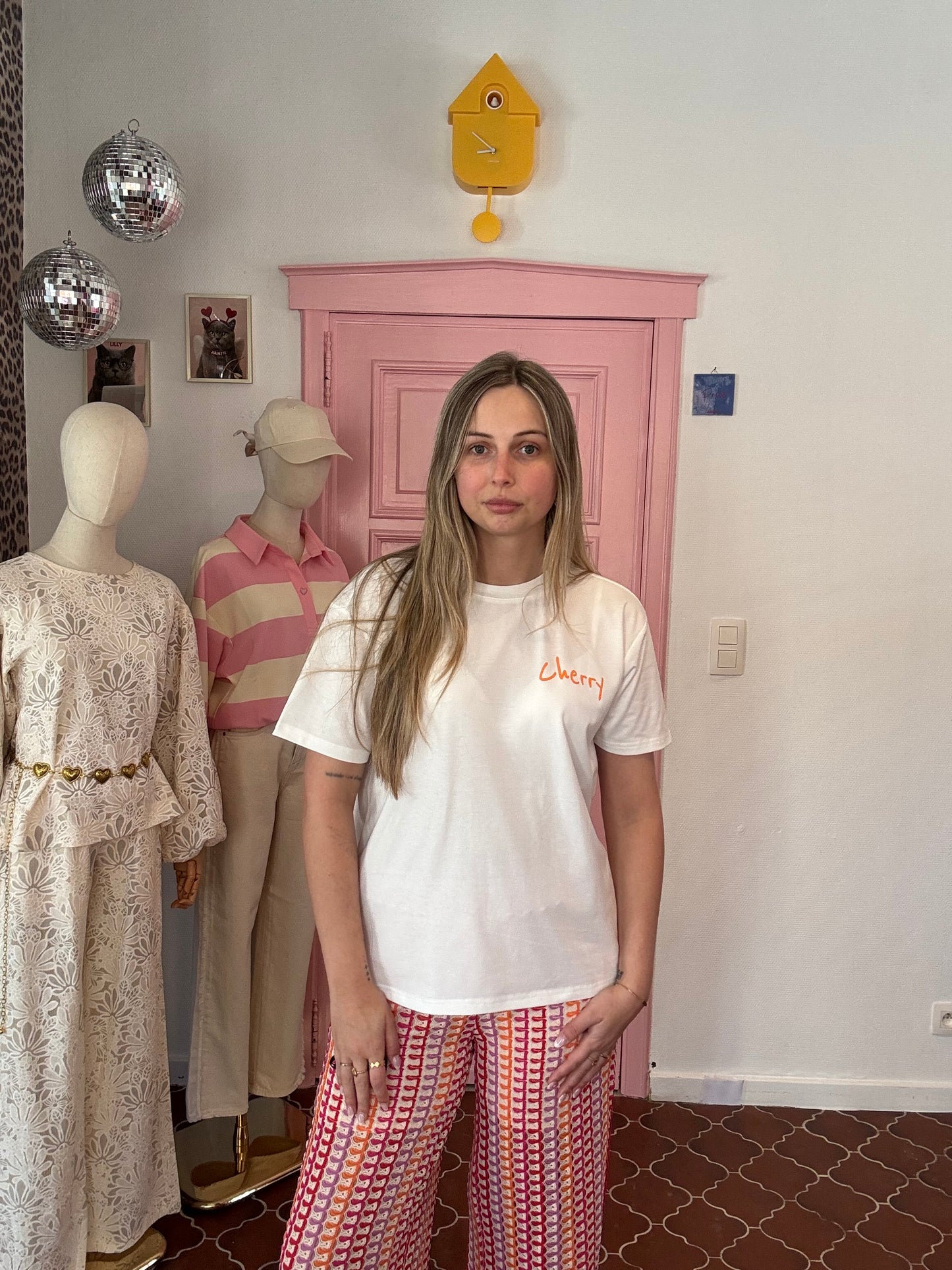 Fluresk – Wit T-shirt met print