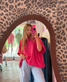 Oversized t-shirt fuchsia