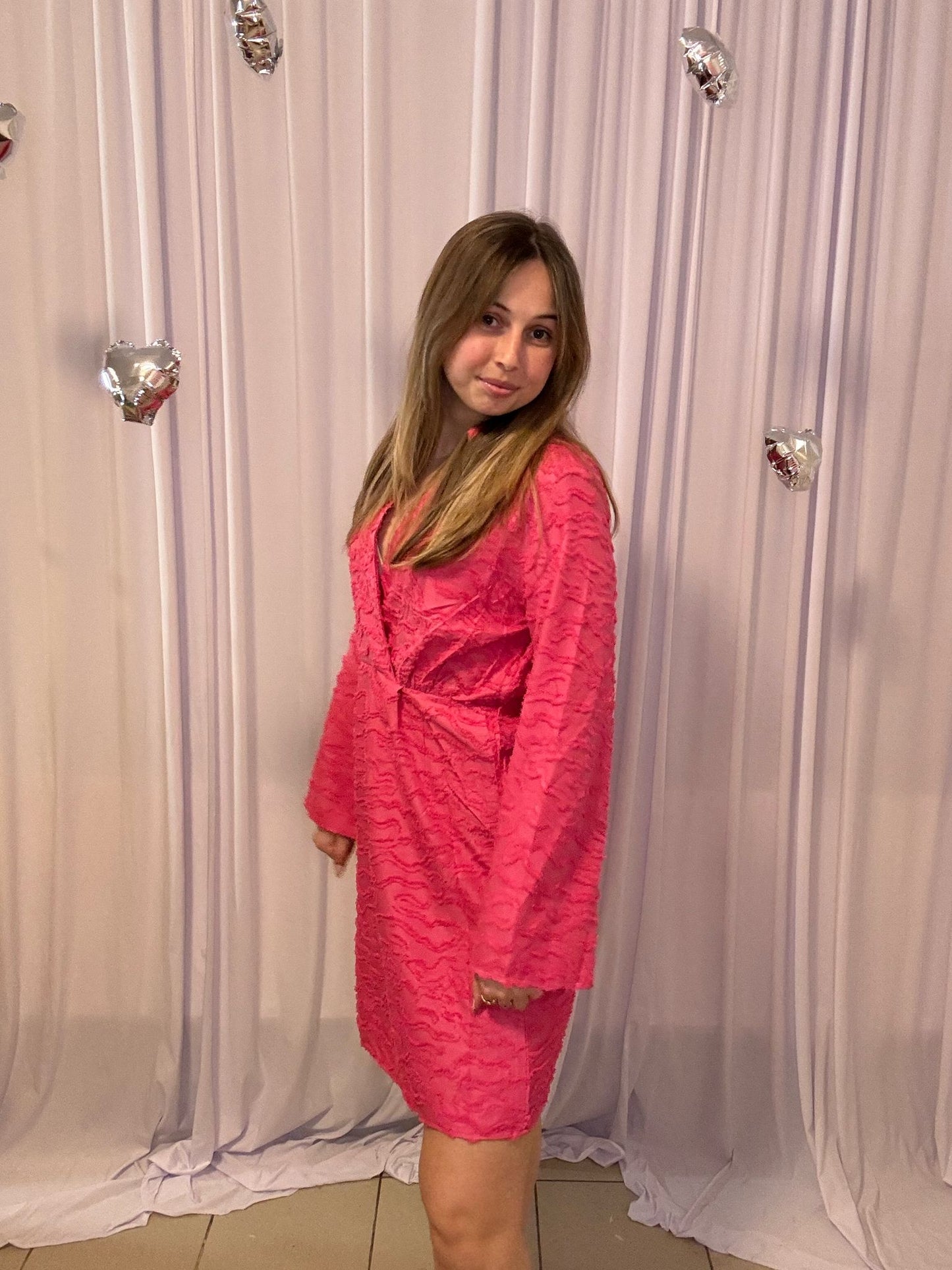 Juliette's pink dress