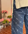 B.young - wide jeans met bloemen