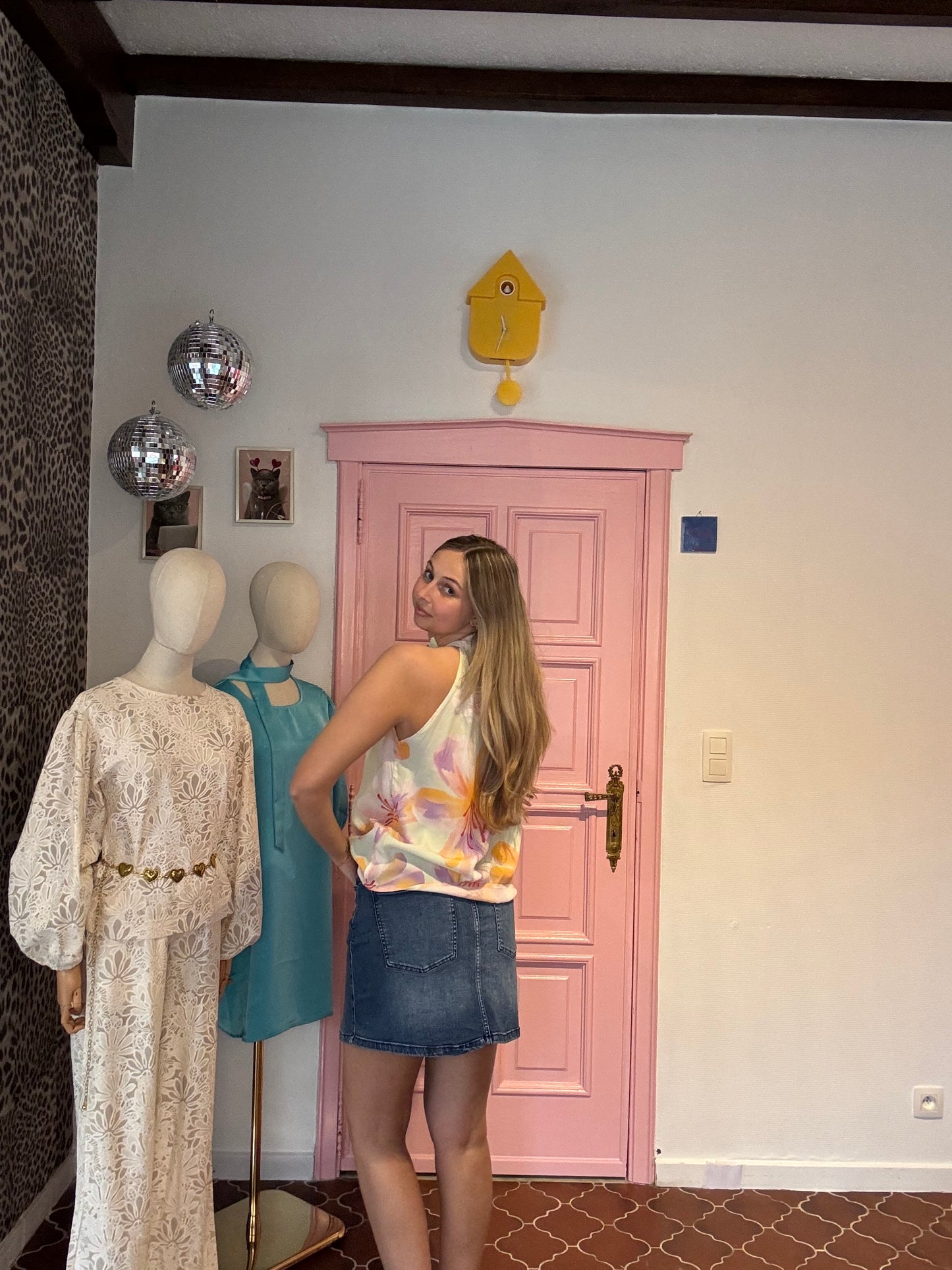 Ydence - Pastel Bloom Halter Top