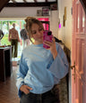 Lichtblauwe long sleeve