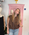 Julia's gilet brown