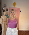 Ydence - Paarse Lace Top