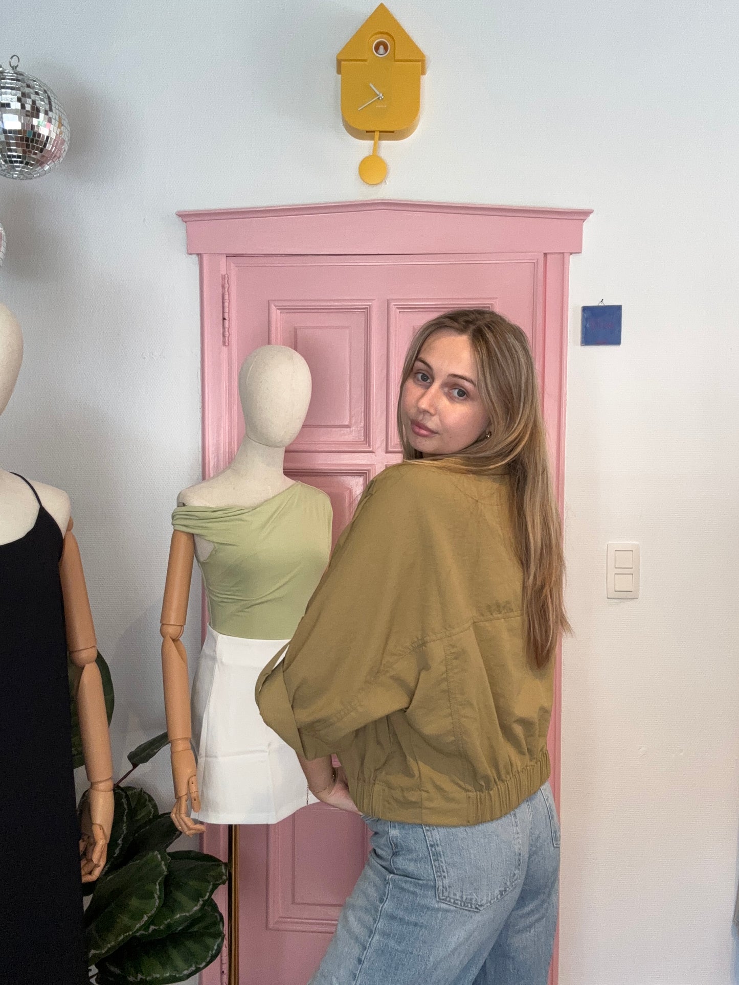 Julia's olijfkleurig jacket
