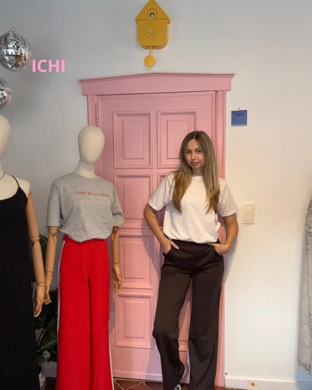 ICHI - bruine broek