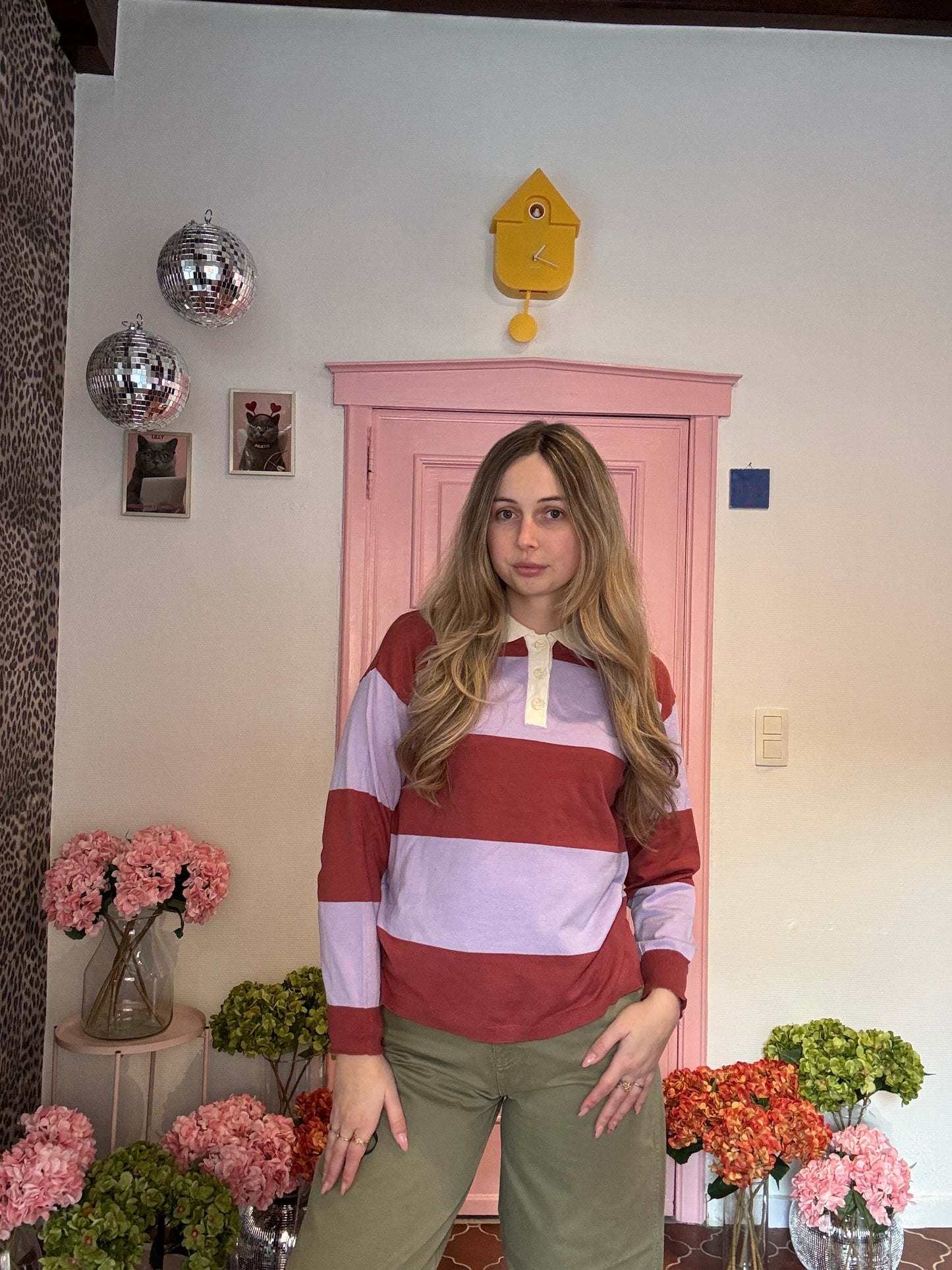 ICHI - Gestreepte Longsleeve Top