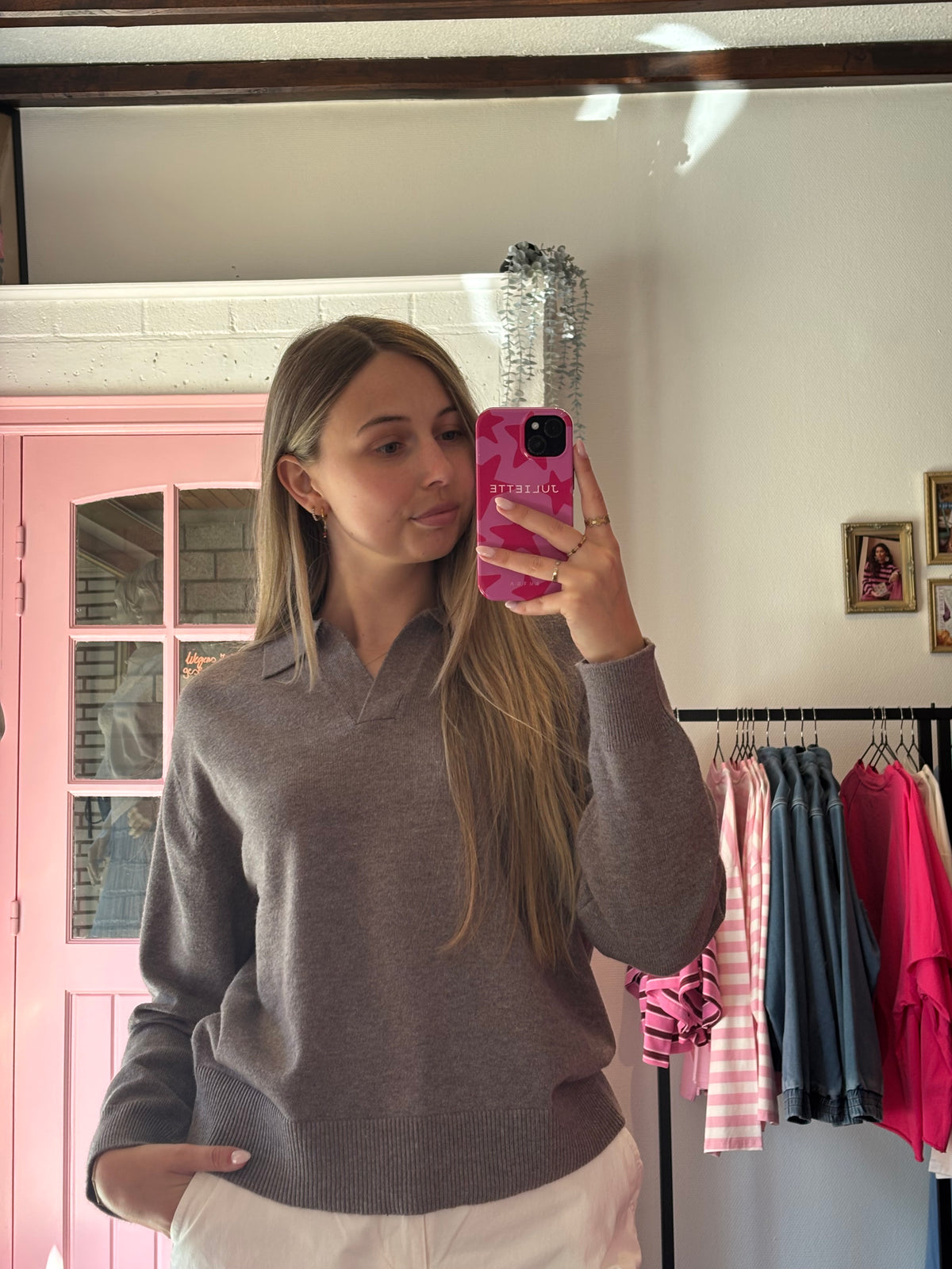 Pulz jeans - Zachte Trui Bruin