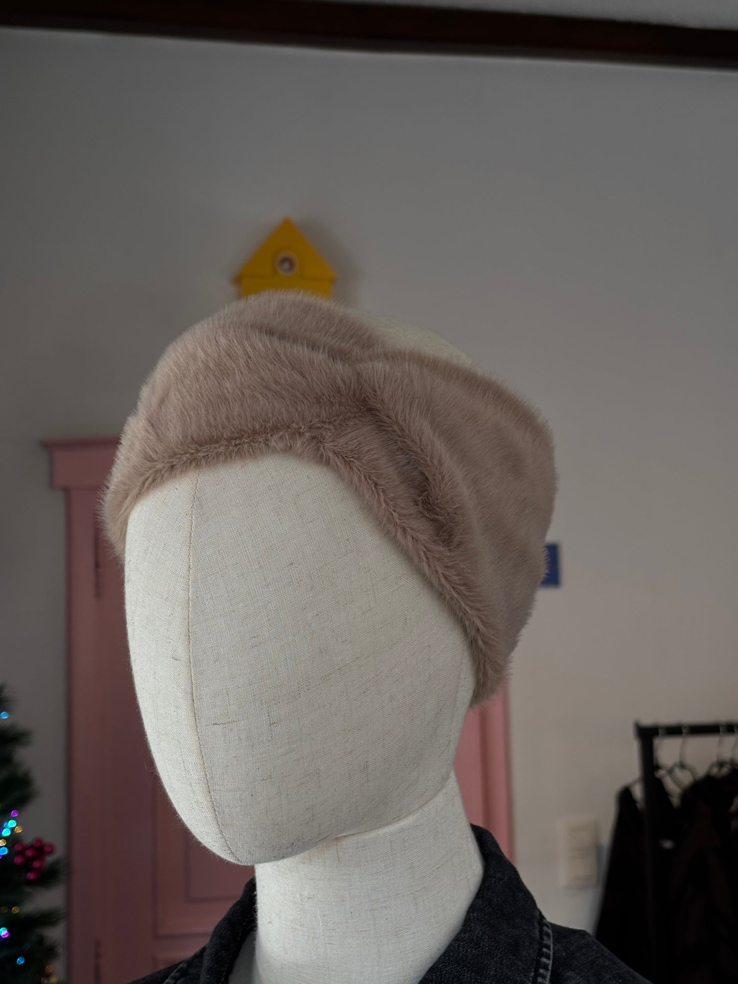 Winterhaarband beige