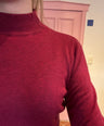juliette's turtle trui met cashmere - bordeaux