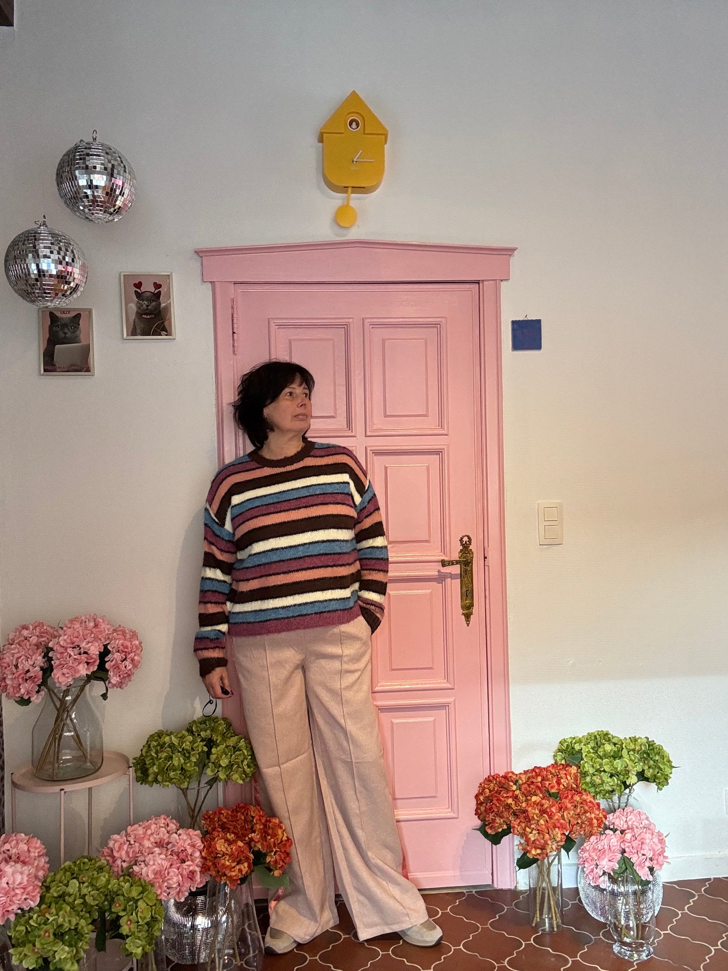 Fluresk - Multicolor Gestreepte Trui