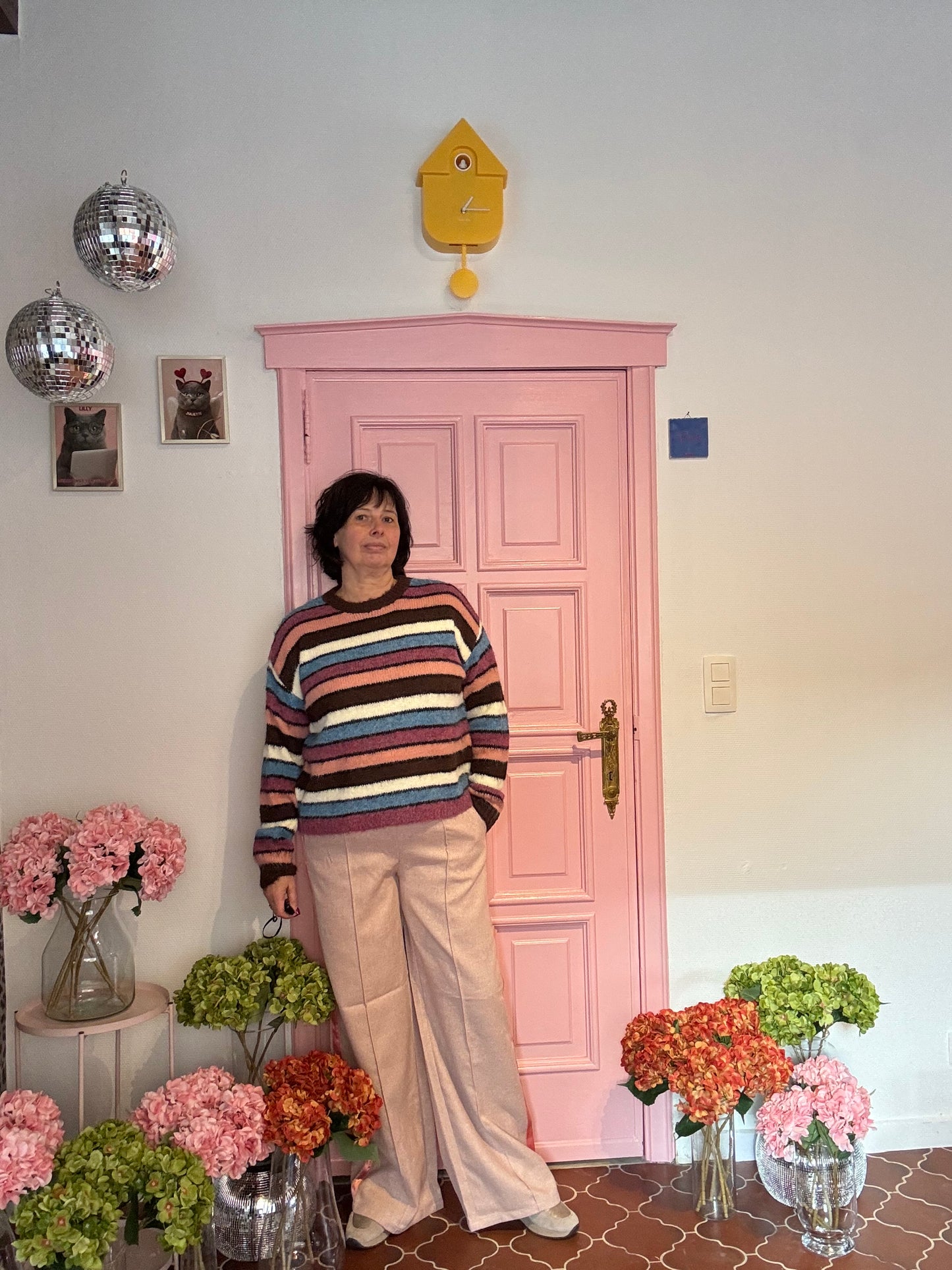 Fluresk - Zalmroze Broek