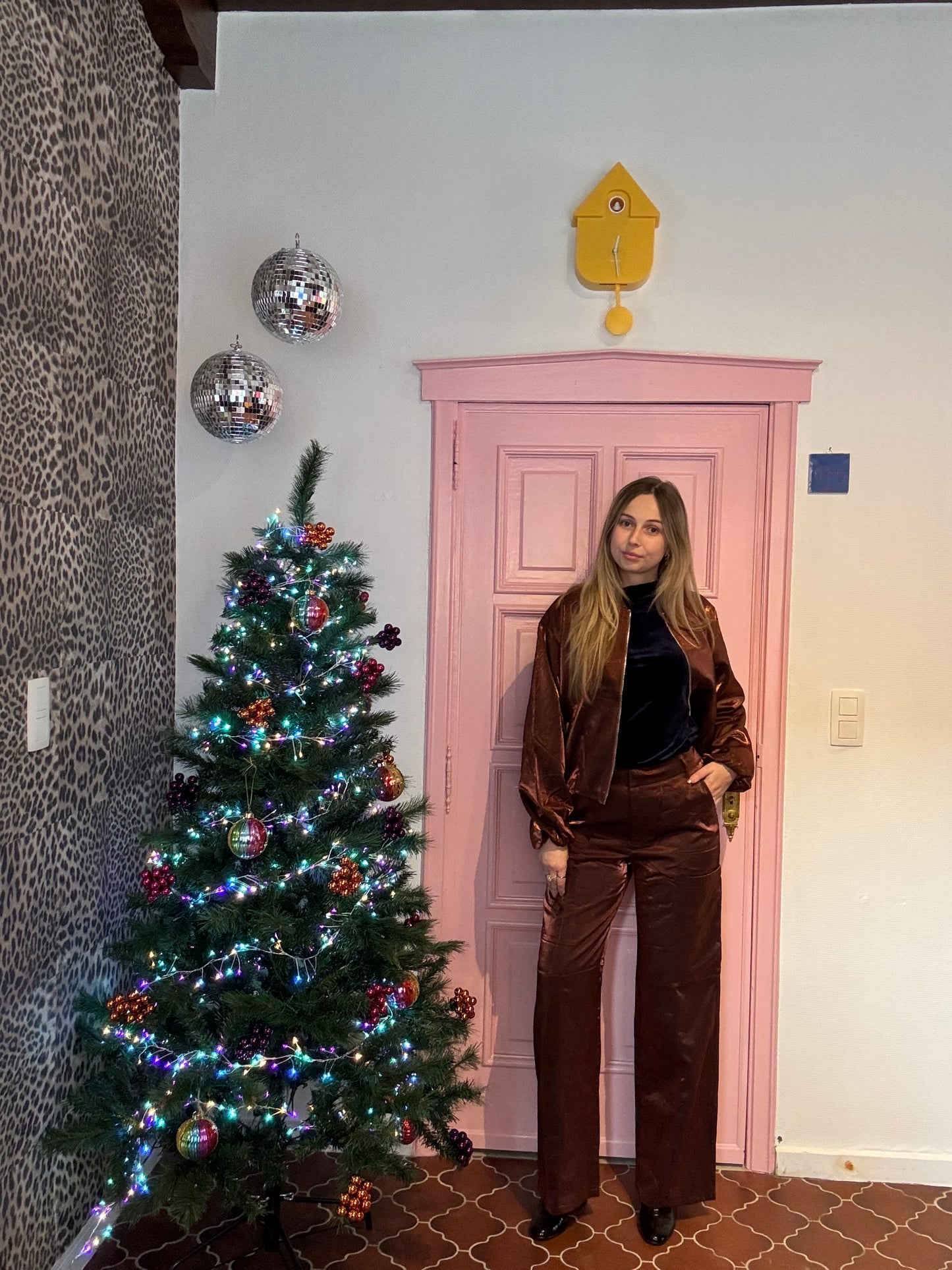 Fluresk - mettalica broek