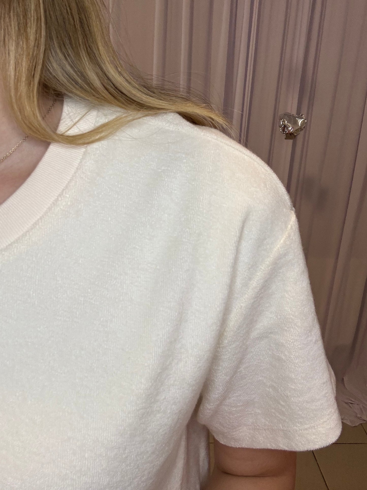 Julia's badstof dress wit