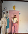 ICHI - Roze Balloon Jeans
