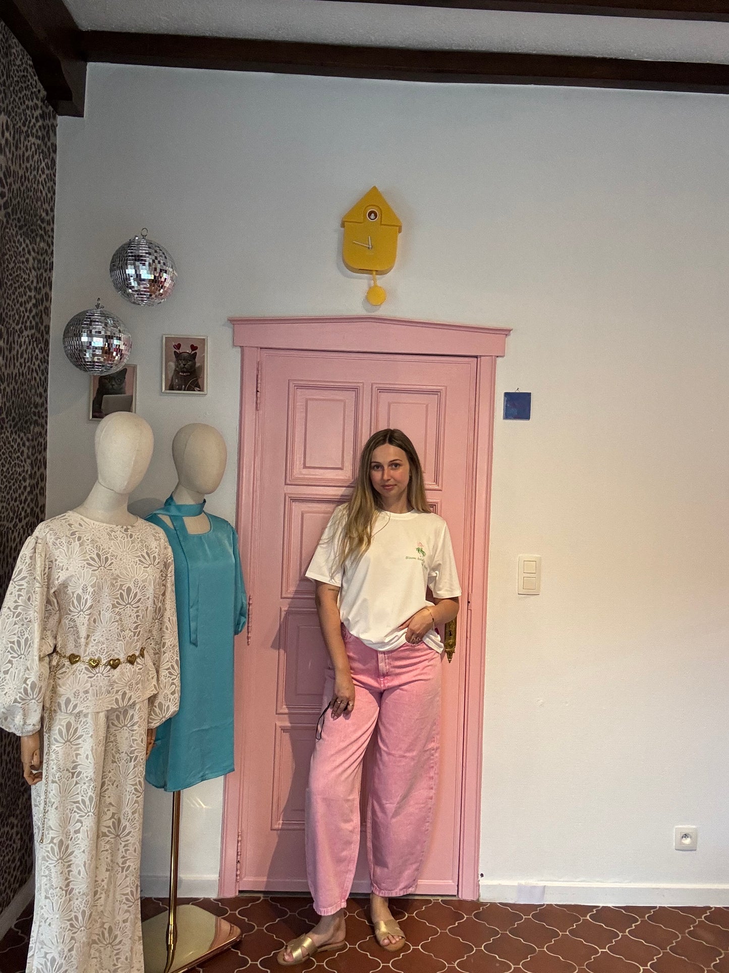 ICHI - Roze Balloon Jeans