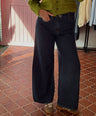 PULZ Jeans - Wide Leg Jeans Dark Blue