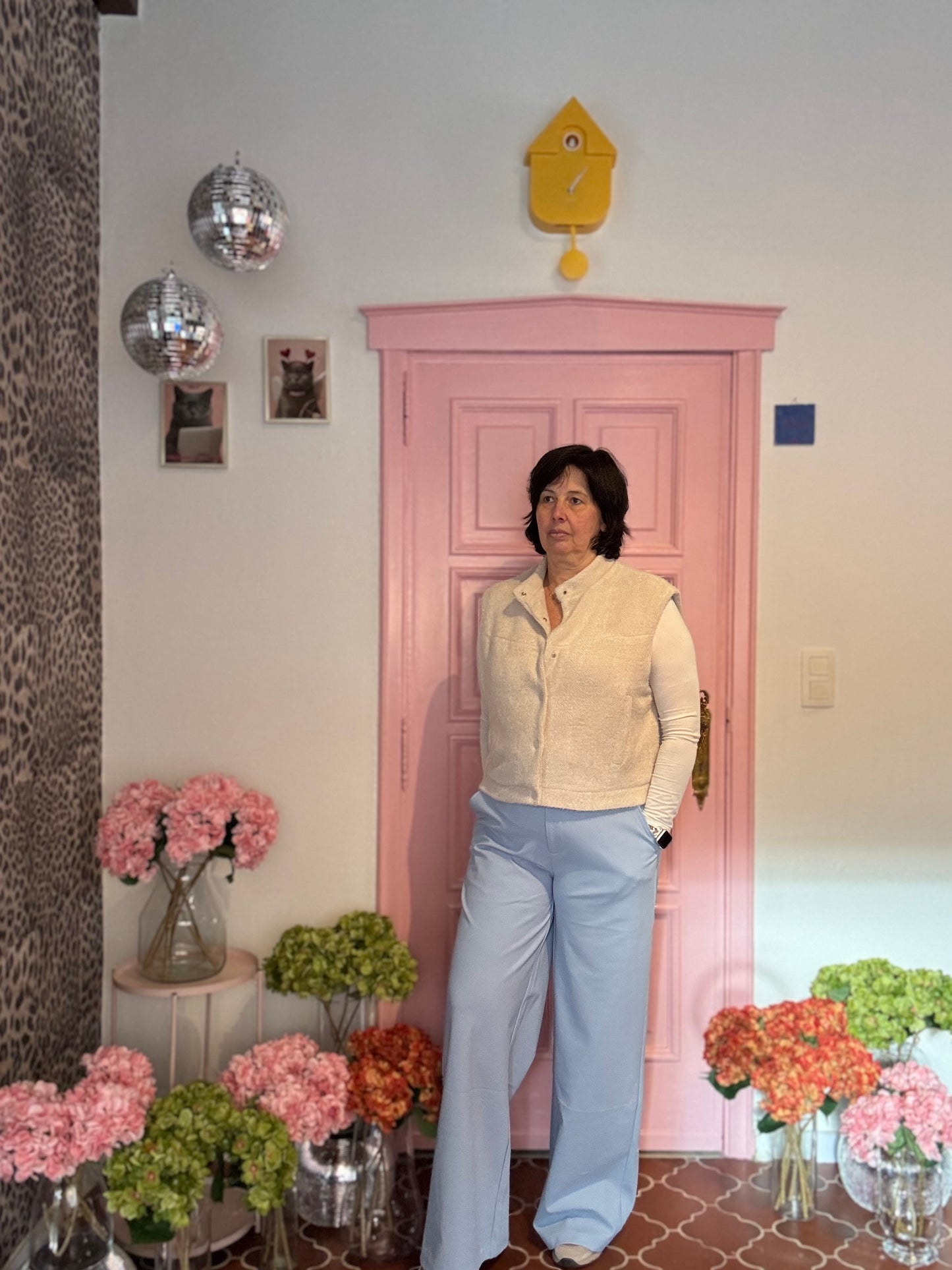 Fluresk - Lichtblauwe Broek