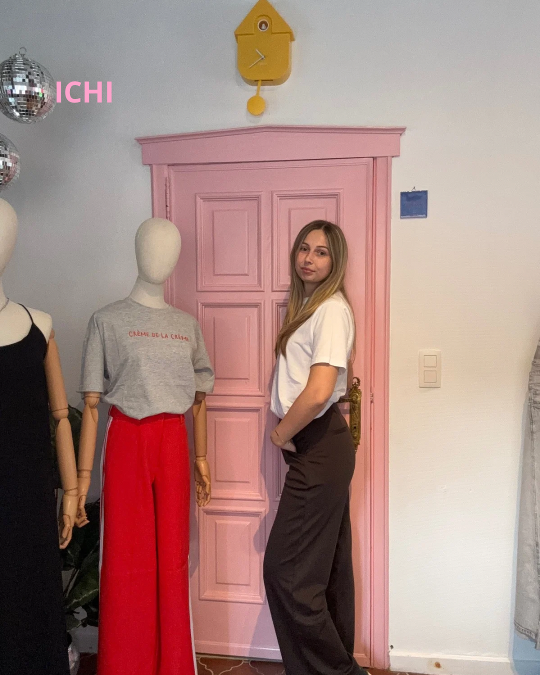 ICHI - bruine broek