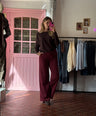 ICHI - Kate Broek Burgundy