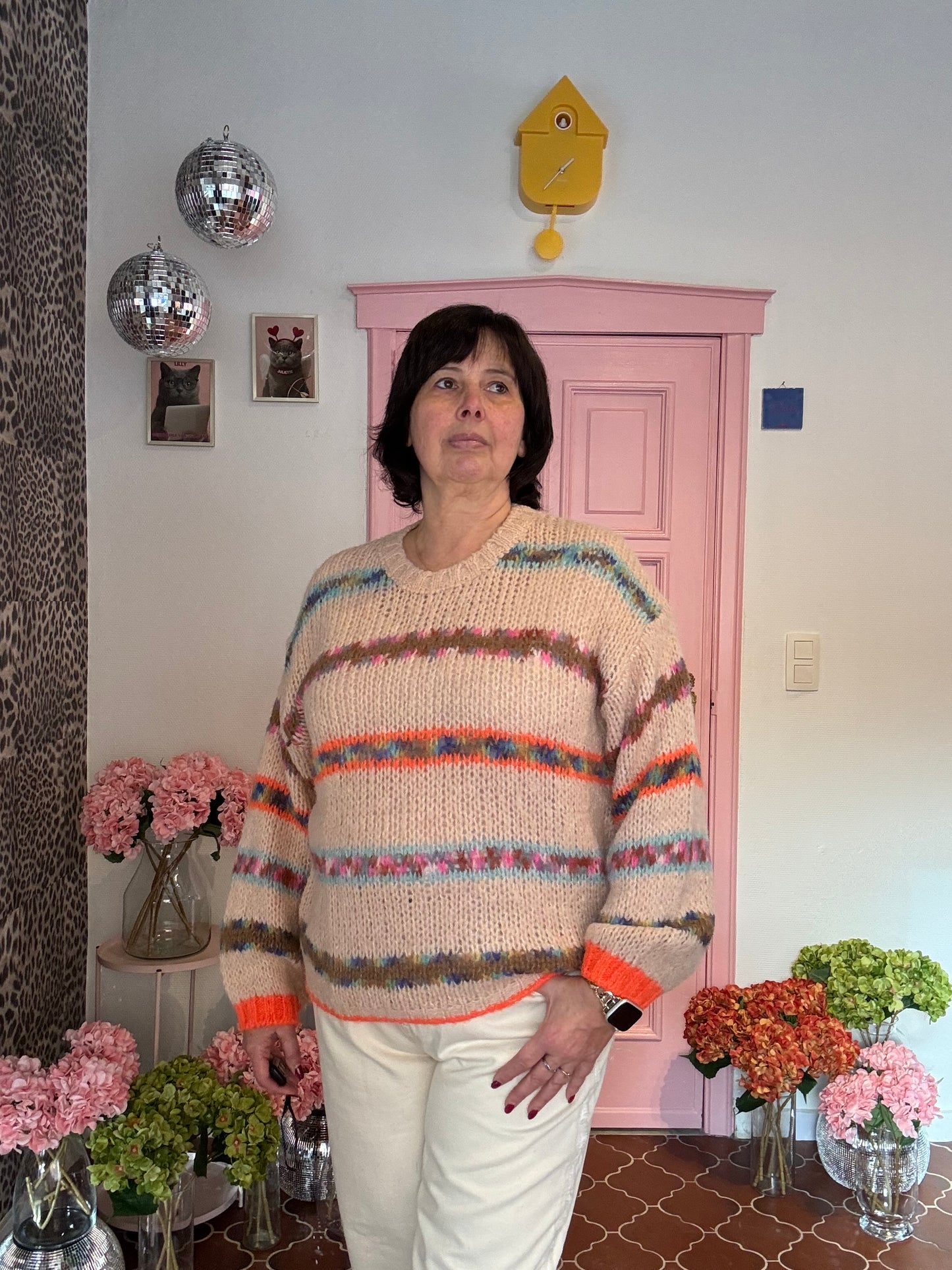 Pulz Jeans - Multicolor Gestreepte Trui