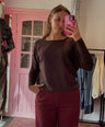 B.young - chocolate brown top