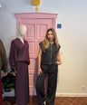 B.young - stripe gilet