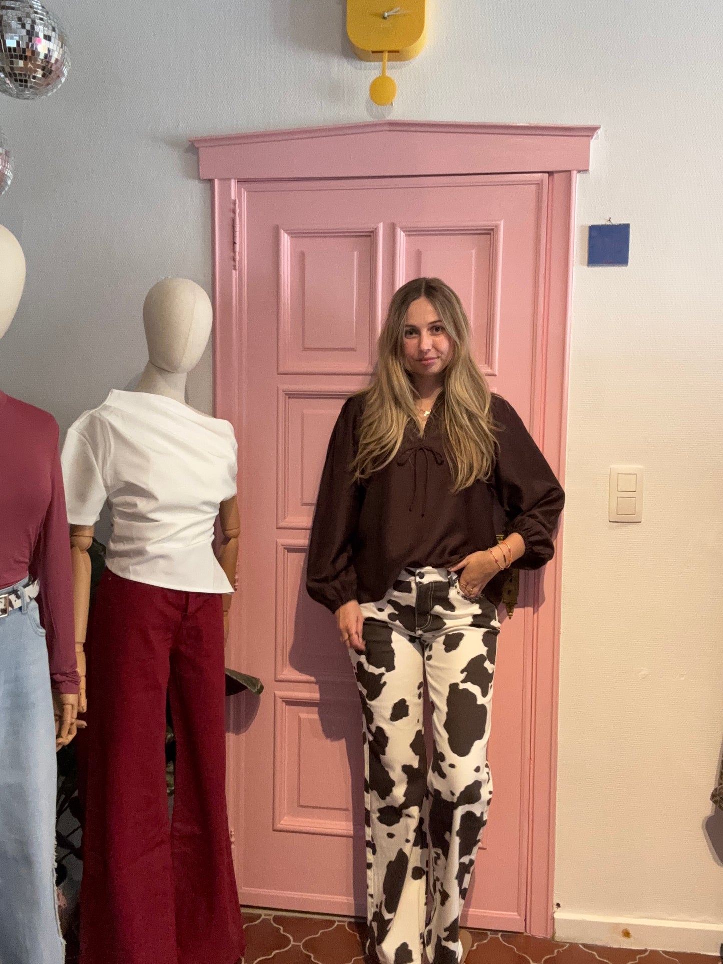 Juliette's cow jeans