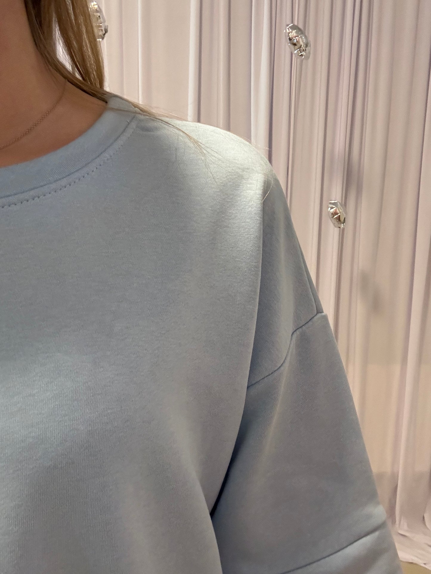 Julia's maxi dress licht blauw